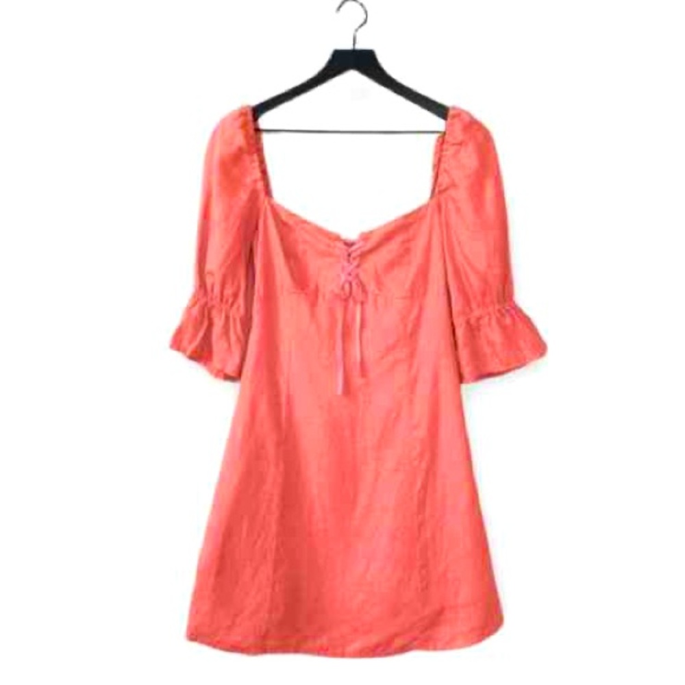 Wilfred Stanza Linen Mini Dress